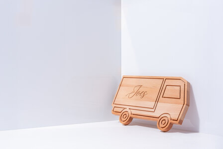 Gepersonaliseerde Vrachtwagen Borrelplank &ndash; Stoer Cadeau met Gravure