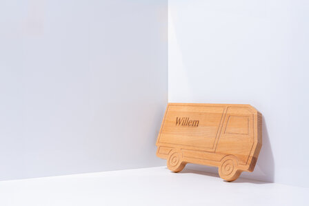 Gepersonaliseerde Vrachtwagen Borrelplank &ndash; Stoer Cadeau met Gravure