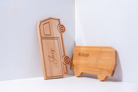 Gepersonaliseerde Vrachtwagen Borrelplank &ndash; Stoer Cadeau met Gravure