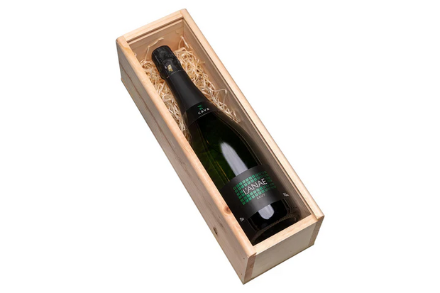 Gepersonaliseerde 1-Vaks Luxe Wijnkist van Hout – Met Gravering